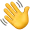 Hand icon representing business support in Biizline software